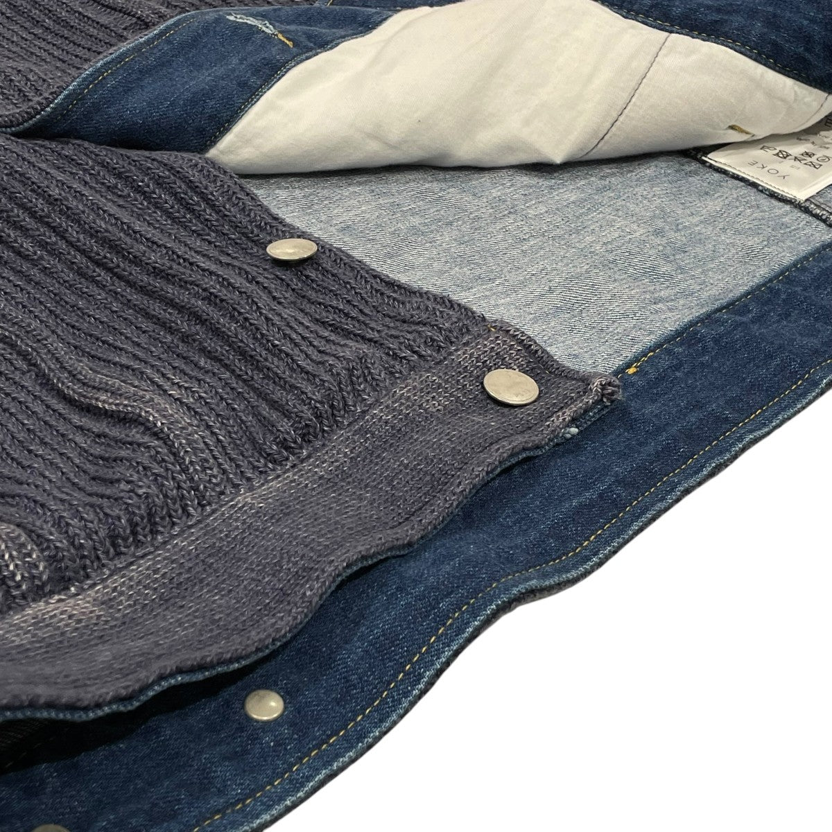 24fw Connected Knit Denim Trucker Jacketカバーオールyk24fw01001s wm