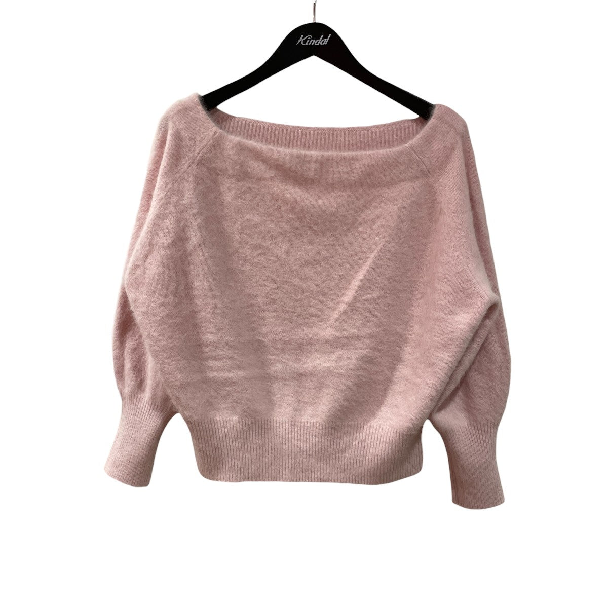 ヘアリーウールカシミヤ混オフショルニットニットLBZ1052405A0004