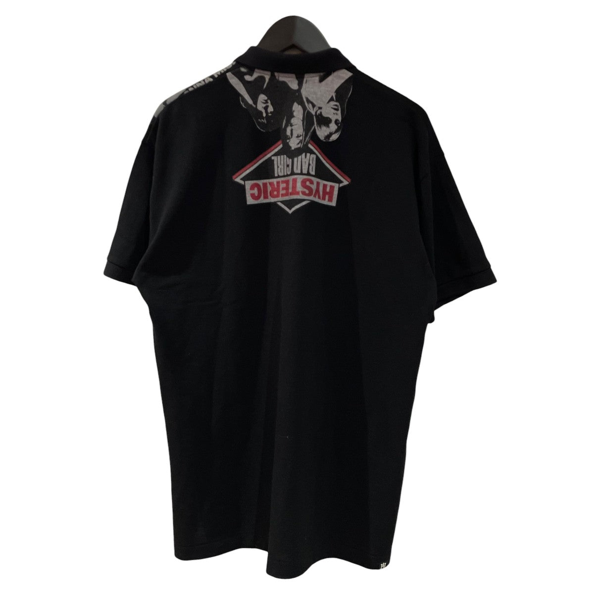 Hysteric Glamour Bad Girl Print Big Polo Shirtポロシャツ02182CH01 古着・中古-2枚目のアイテム画像