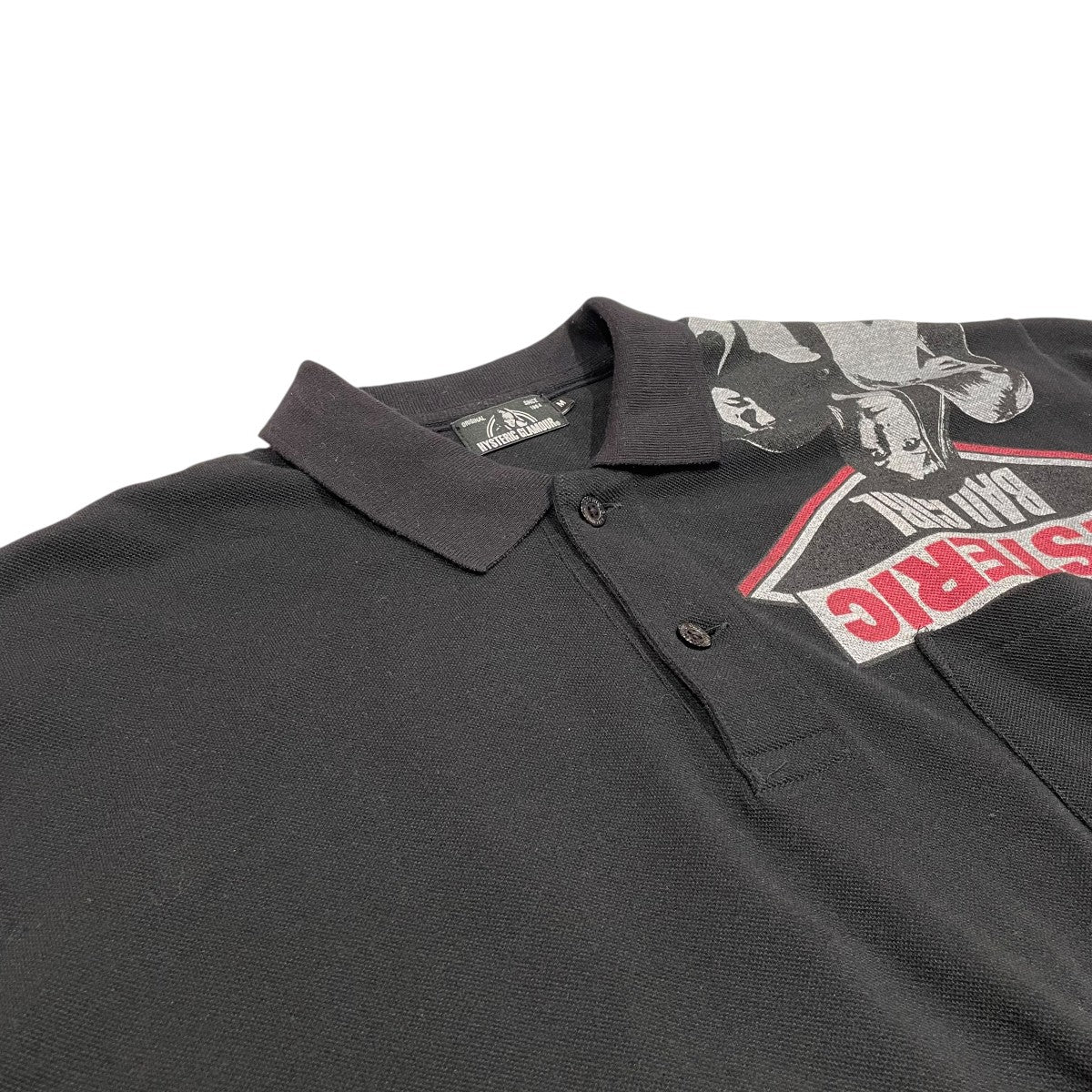 Hysteric Glamour Bad Girl Print Big Polo Shirtポロシャツ02182CH01 古着・中古-3枚目のアイテム画像