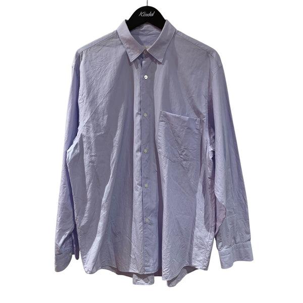 COMOLI(コモリ) SHIRT長袖シャツX01-02001 X01-02001 スカイブルー