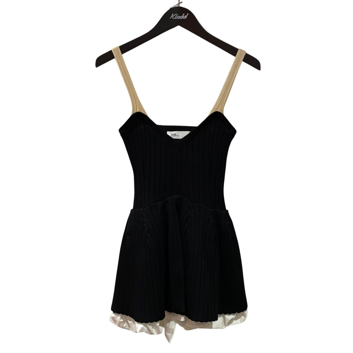 Rib knit bustier リブニットビスチェキャミソールブラウスTA22-XR009
