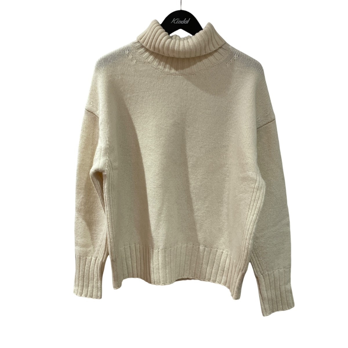MACPHEE ラムカシミヤ タートルネックプルオーバーハイネックニット12-03-34-02401 古着・中古-1枚目のアイテム画像