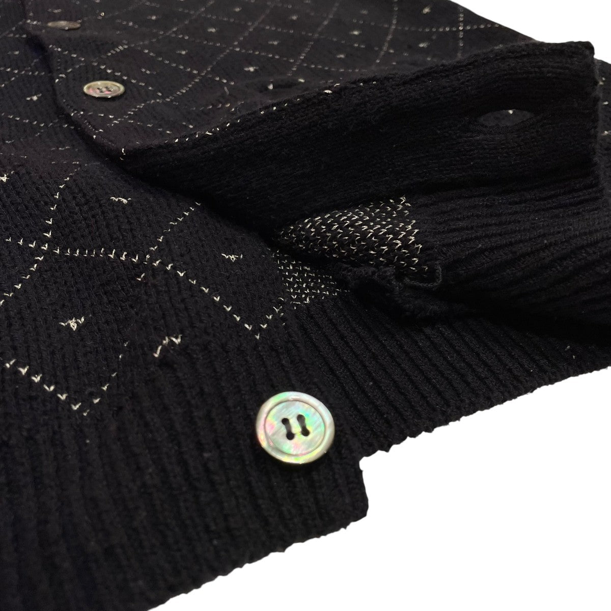 diamond shape cardiganニットカーディガンti028008