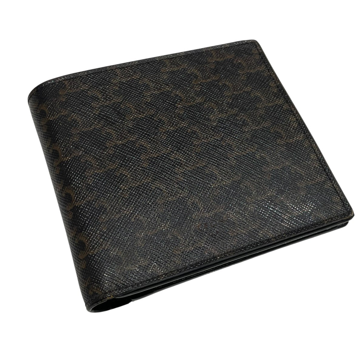CELINE トリオンフ2つ折り財布f bn 3199 古着・中古-1枚目のアイテム画像