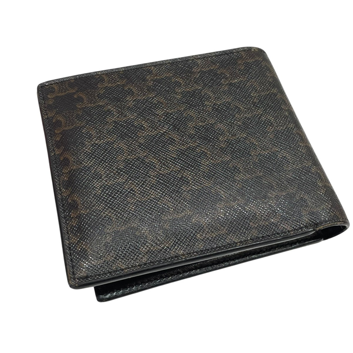 CELINE トリオンフ2つ折り財布f bn 3199 古着・中古-2枚目のアイテム画像