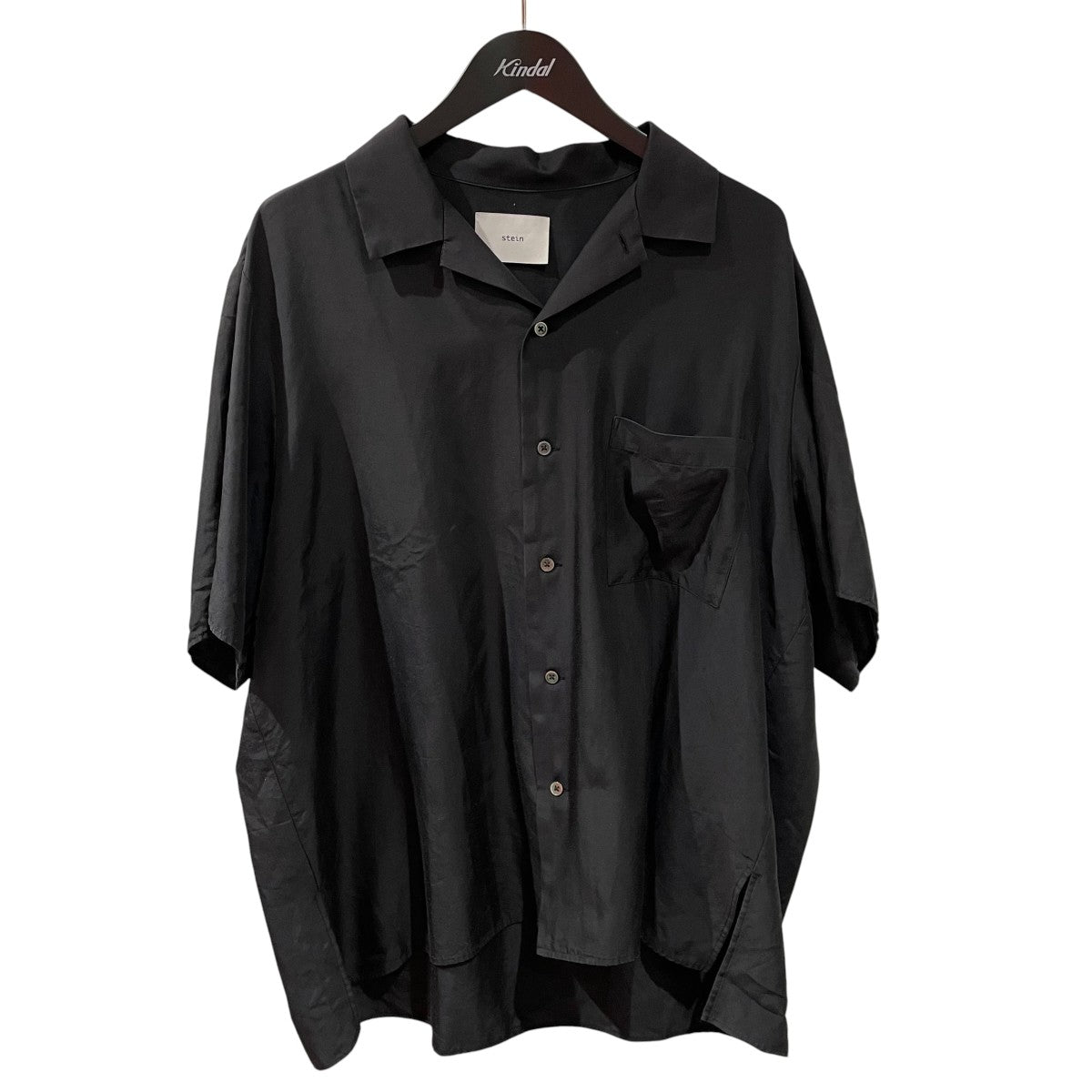 stein CUPRO OPEN COLLAR SS SHIRT半袖シャツST.249 古着・中古-1枚目のアイテム画像