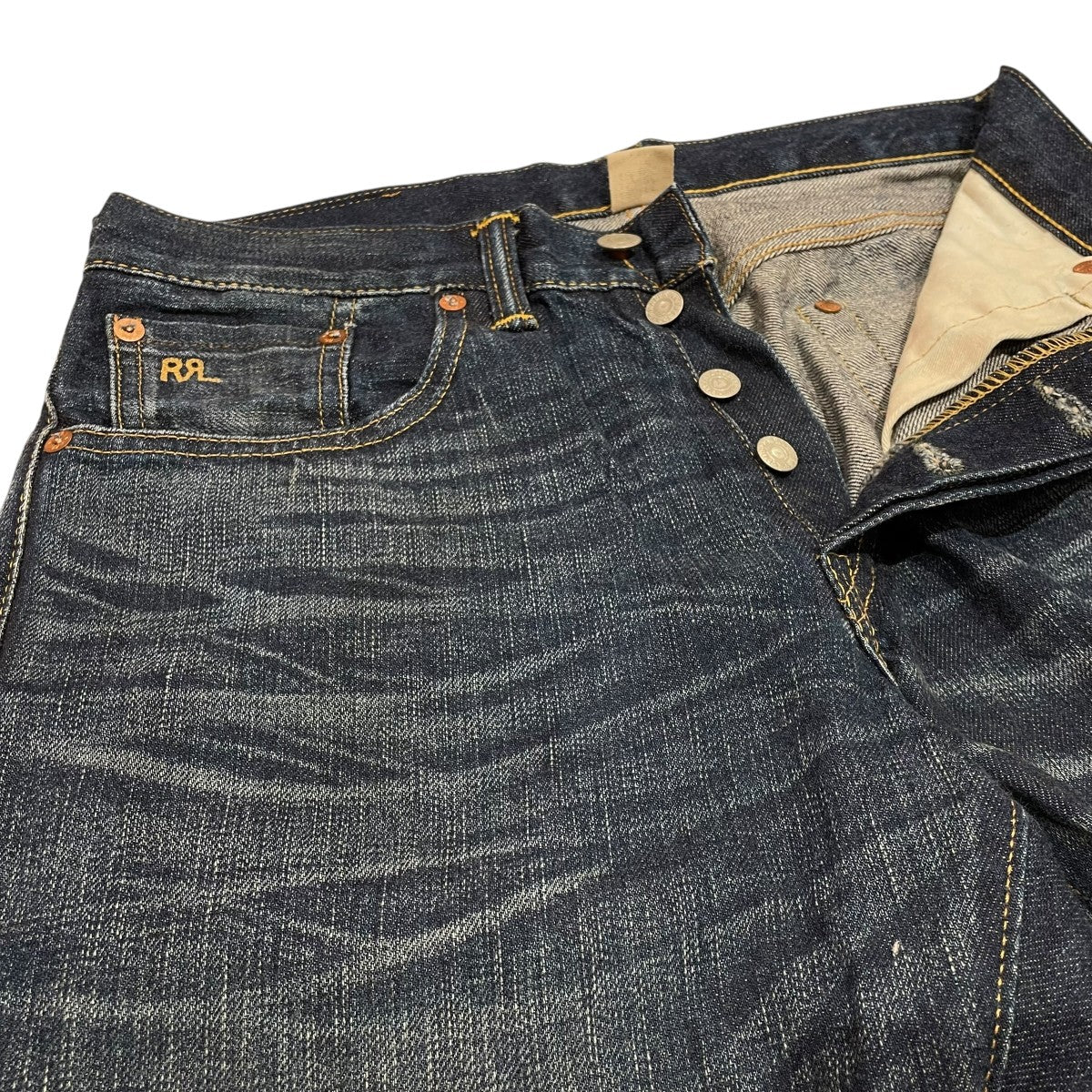 RRL ウィスカー ジーンズデニムパンツ782840626001 古着・中古-3枚目のアイテム画像