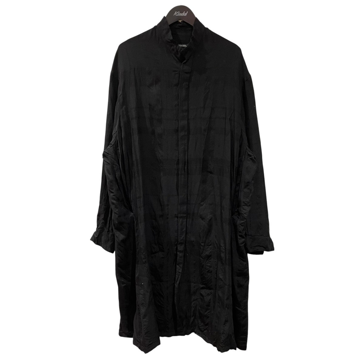 24SSジャガードチェックロングシャツロングシャツ847SHM2