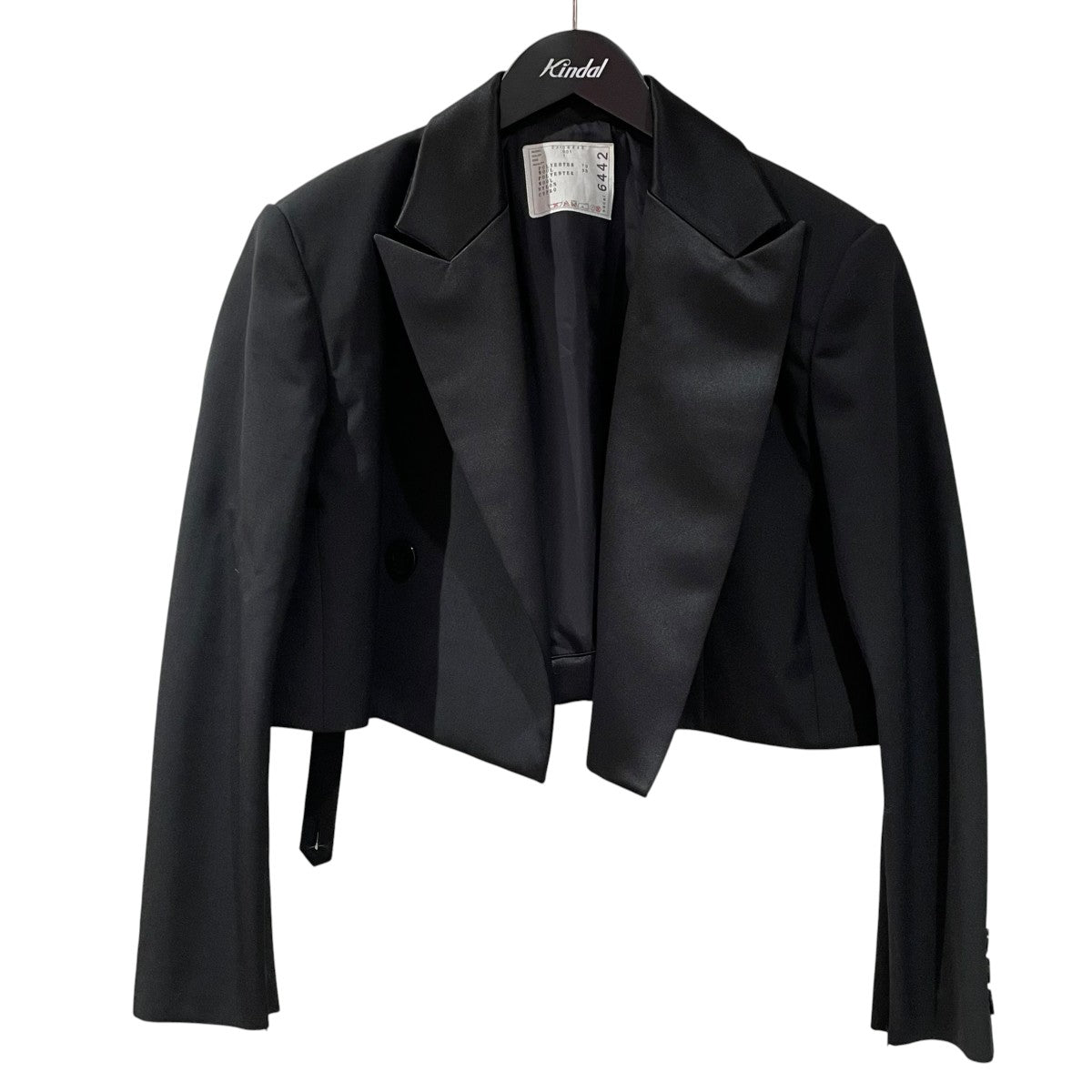 Suiting Cropped Jacket短丈ジャケット23-06442