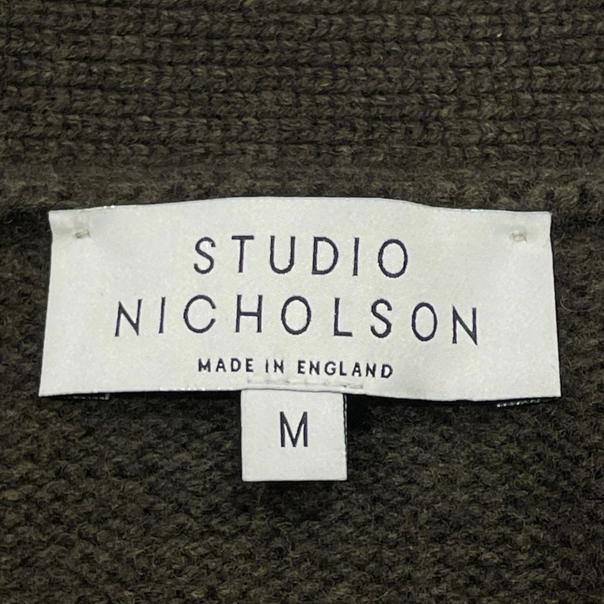 STUDIO NICHOLSON 厚手カーディガンSNM049 古着・中古-6枚目のアイテム画像