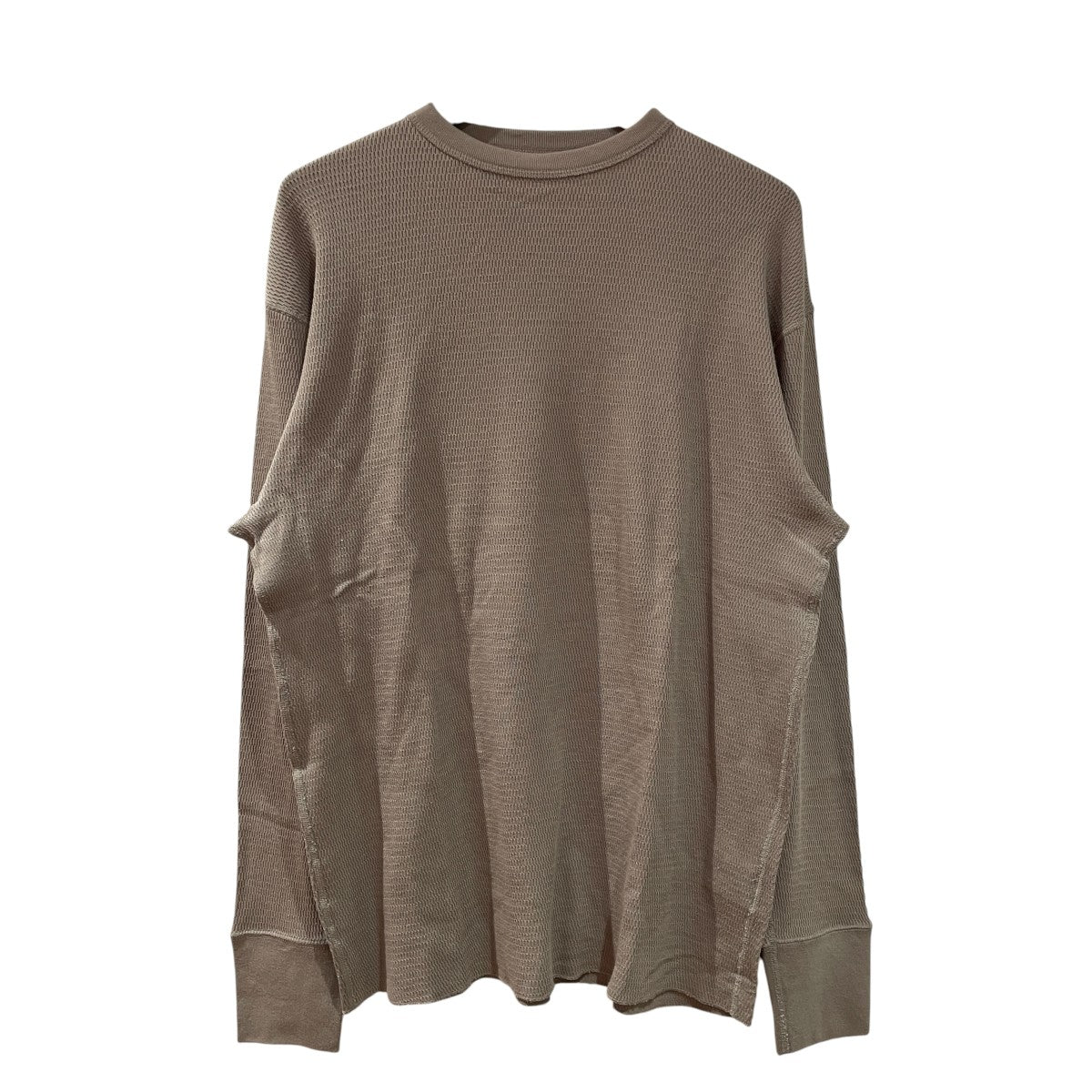 Honeycomb mesh long sleeve t-sh - OFFクルーネックカットソーCSLM 119