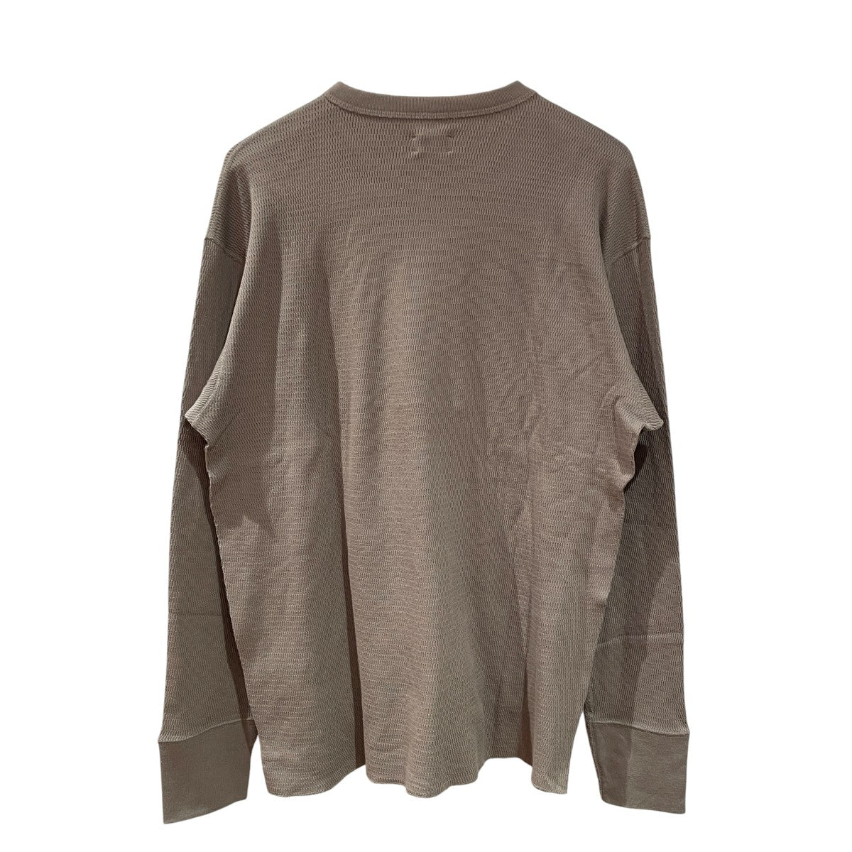 Honeycomb mesh long sleeve t-sh - OFFクルーネックカットソーCSLM 119