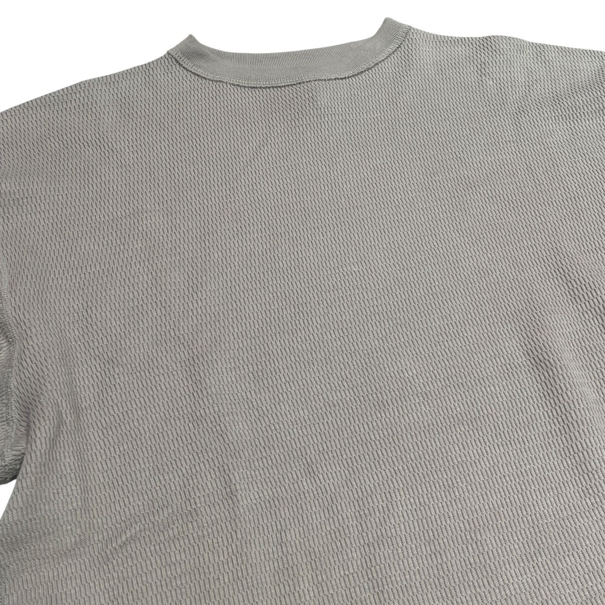 Honeycomb mesh long sleeve t-sh - OFFクルーネックカットソーCSLM 119