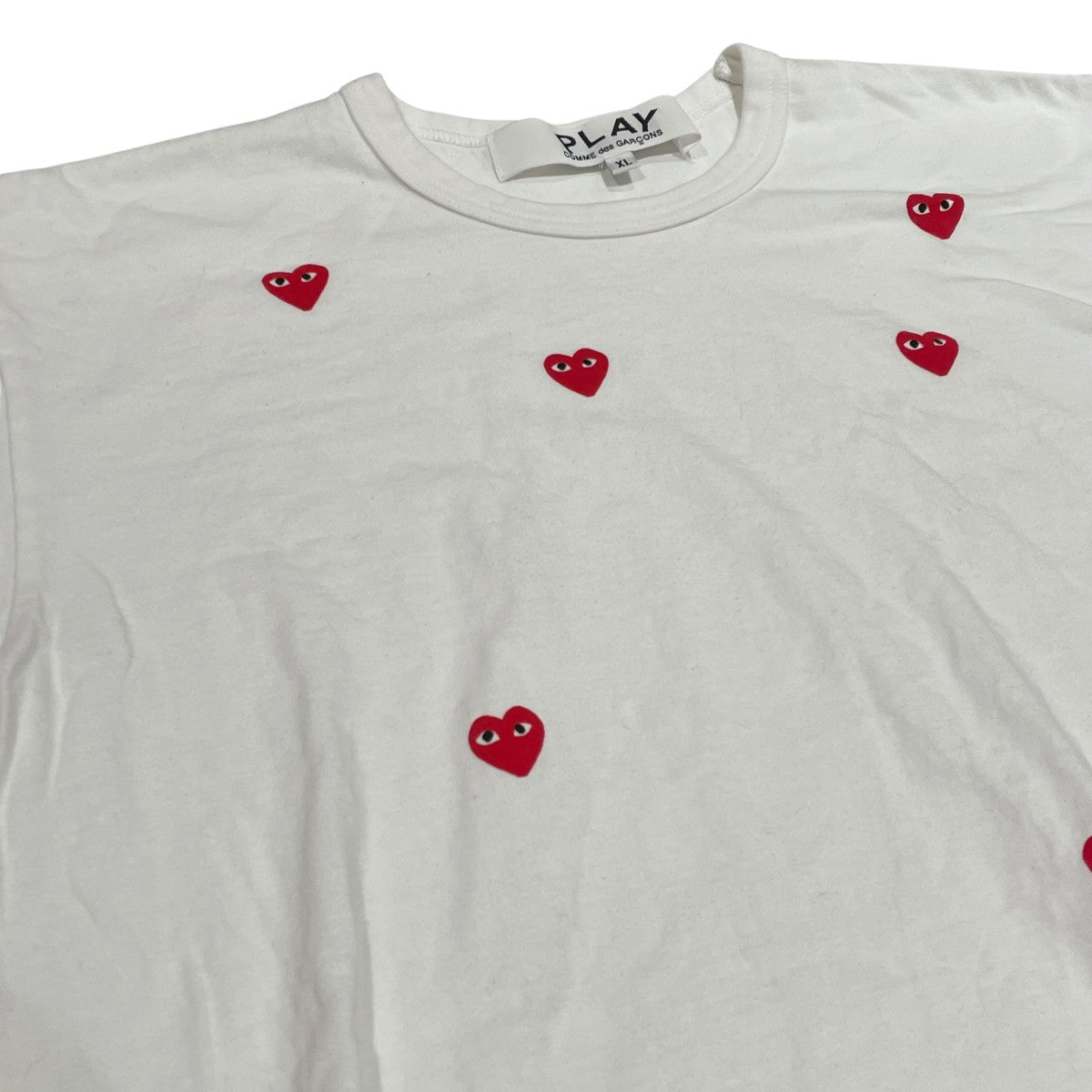 PLAY COMME des GARCONS 半袖Tシャツ　S PLAY COMME des GARCONS(プレイコムデギャルソン) 半袖TシャツAX-T338