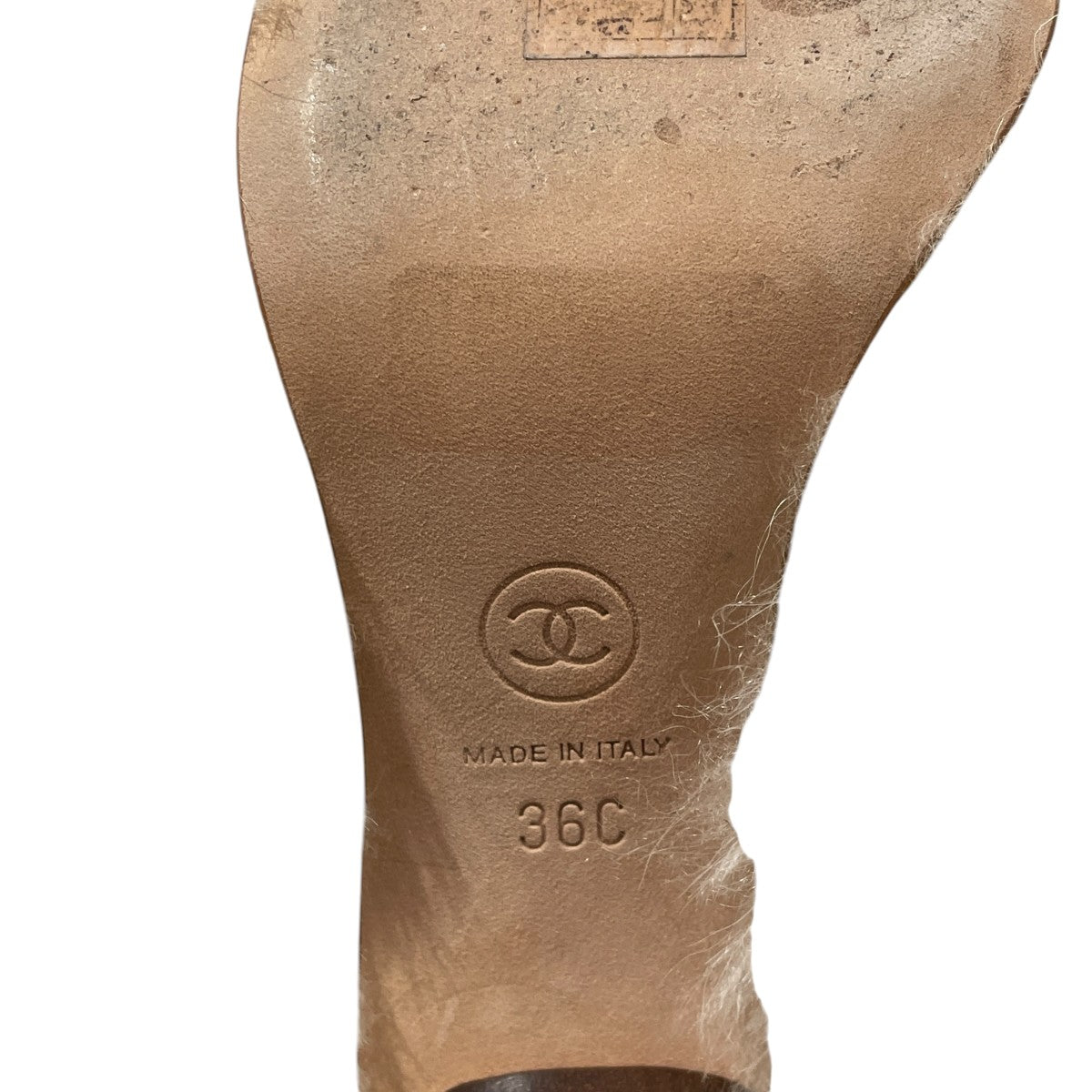 CHANEL ファーシヒールブーツG33893 古着・中古-6枚目のアイテム画像