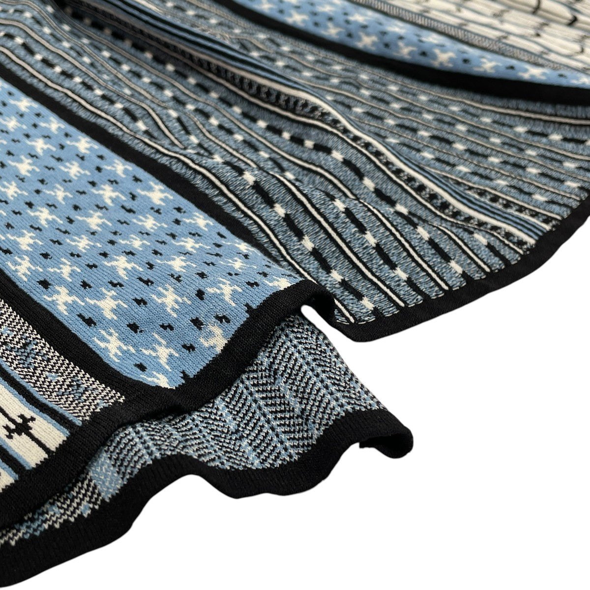 Geometric Pattern Knitted DressノースリーブワンピースMM25SS-KN085