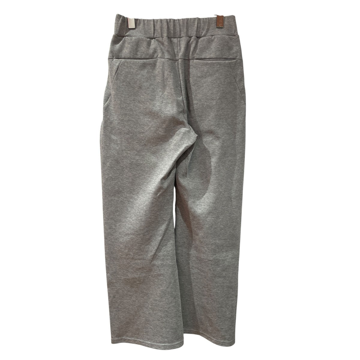 CO PE DOUBLE KNIT THREE DIMENSIONAL WIDE PANTSスウェットパンツAP42-039