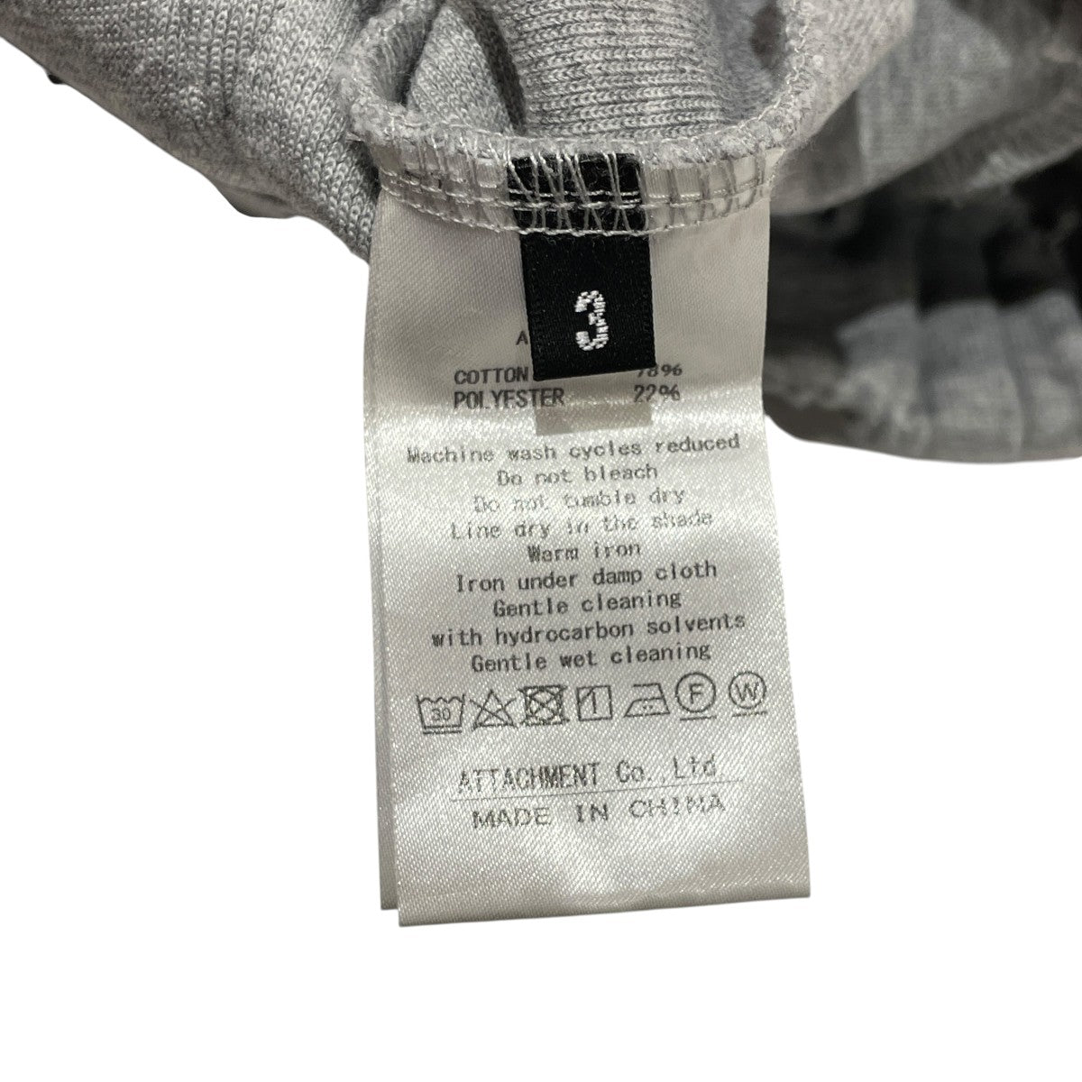 CO PE DOUBLE KNIT THREE DIMENSIONAL WIDE PANTSスウェットパンツAP42-039