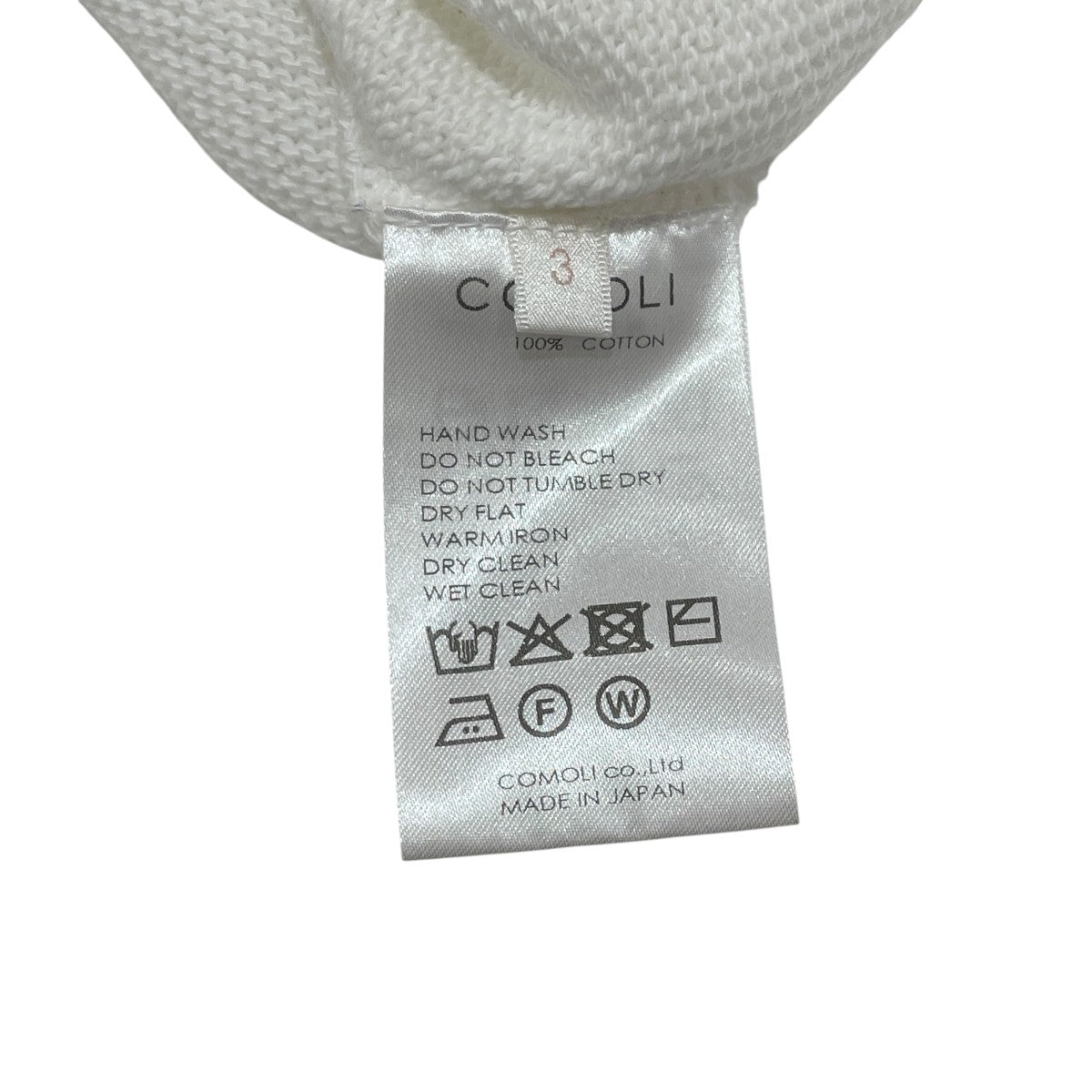 7G クルーネックニットコットンニットB01-06007
