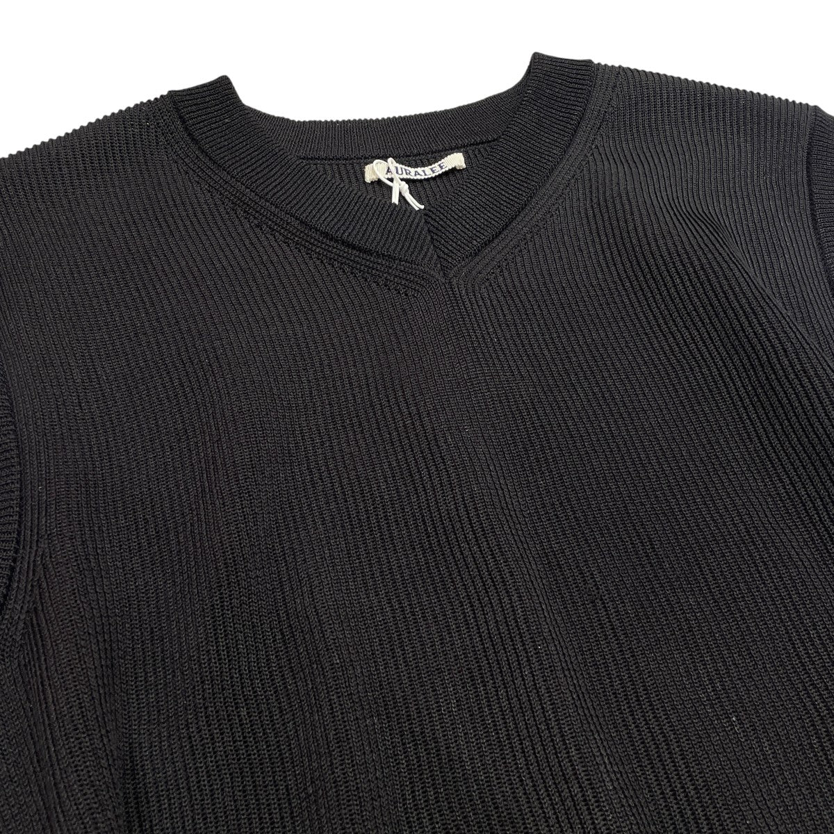 AURALEE(オーラリー) FLAT YARN RIB KNIT VESTニットベストA26SV02SY