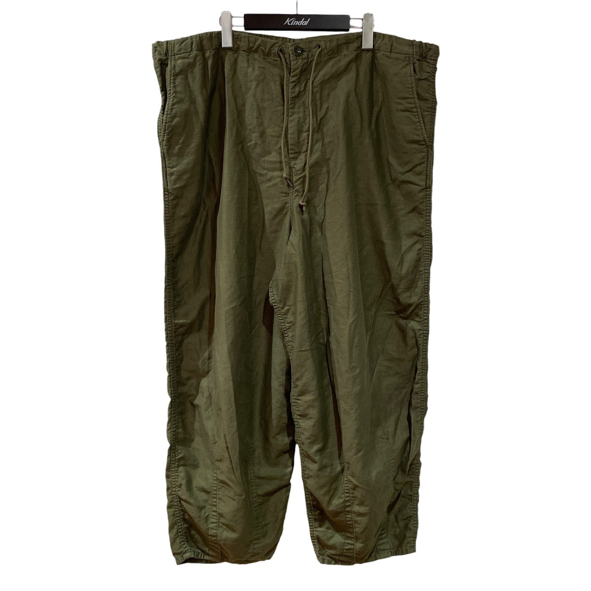 Cotton Linen Moleskin Parachute PantsワイドパンツGM221-40098