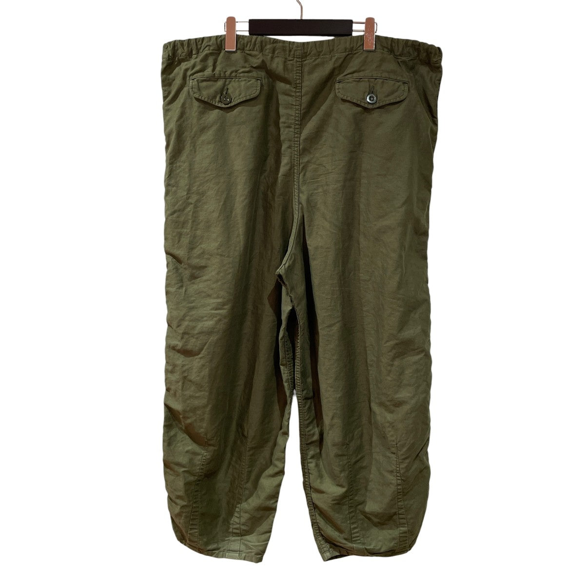 Cotton Linen Moleskin Parachute PantsワイドパンツGM221-40098
