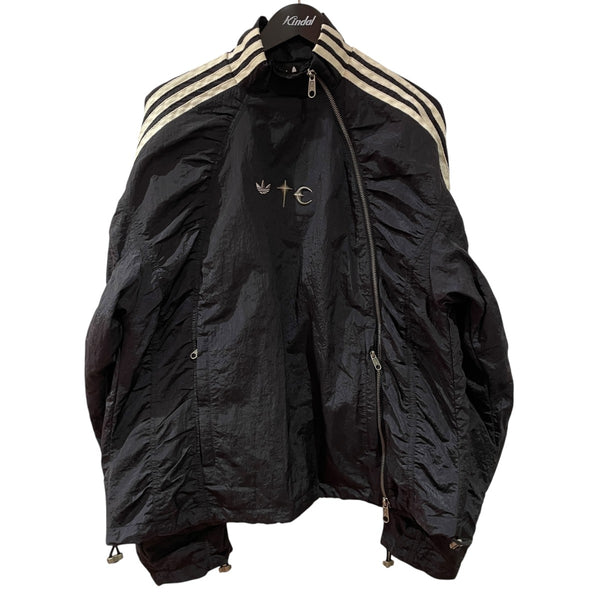 【タグ付き】 アディダス　トラックジャケット　 クラシック トラック adidas×THUG CLUB Woven Track Topトラックジャケット ブラック サイズ