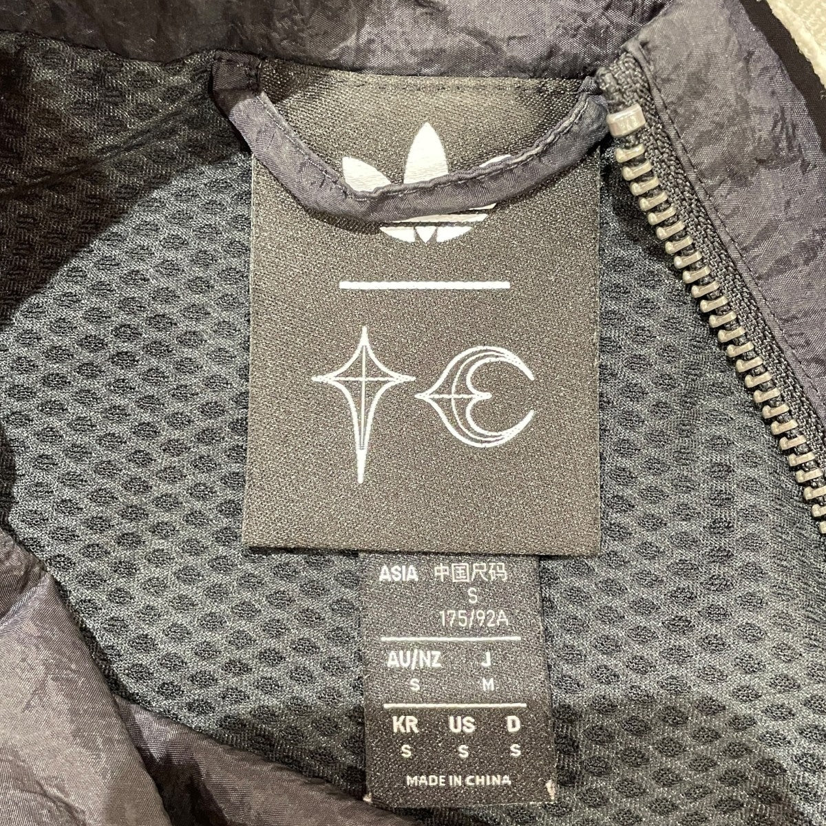 adidas×THUG CLUB Woven Track Topトラックジャケット ブラック サイズ