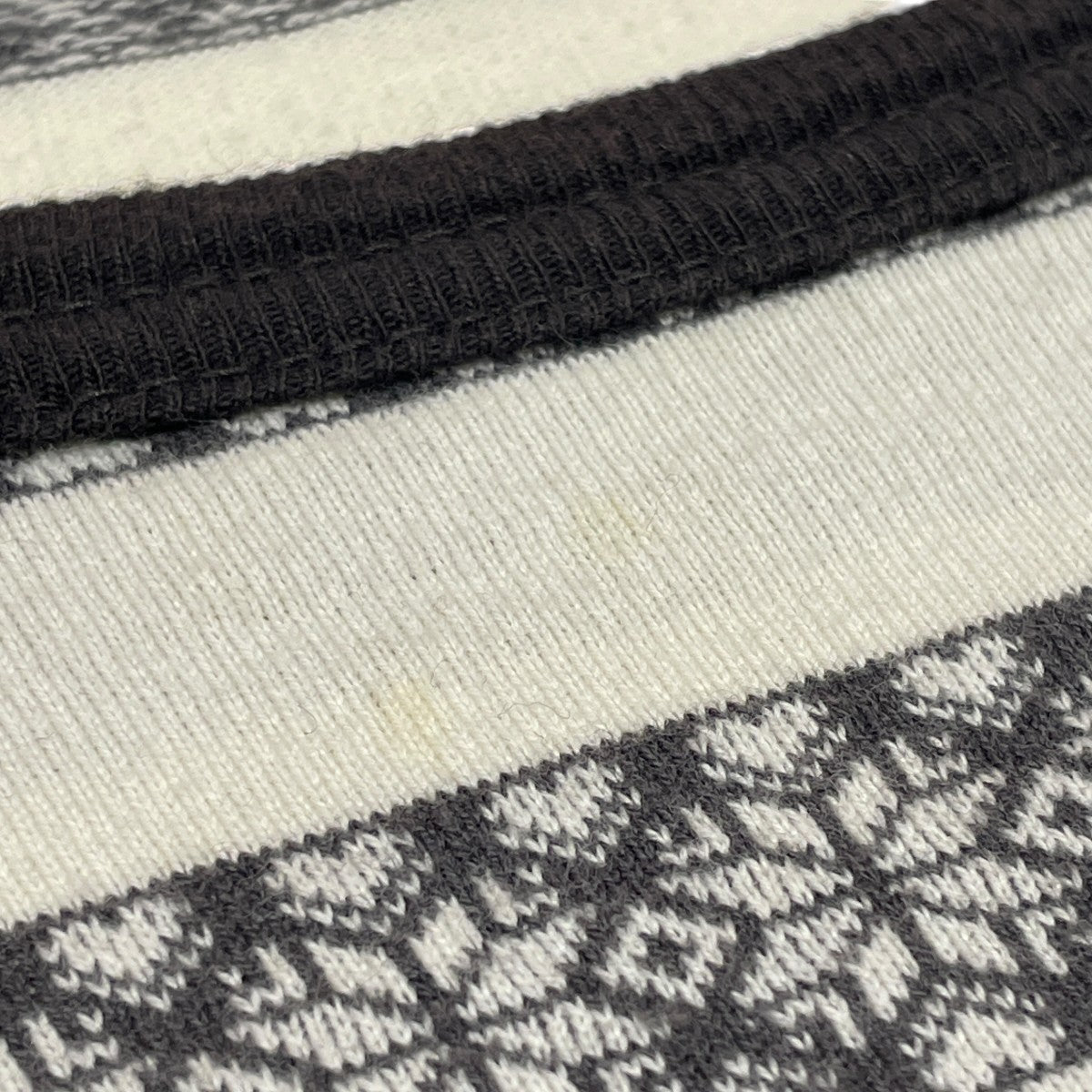 NORDIC PATTERN JACQUARD LONG SLEEVE T-SHIRT長袖カットソーNF251T07