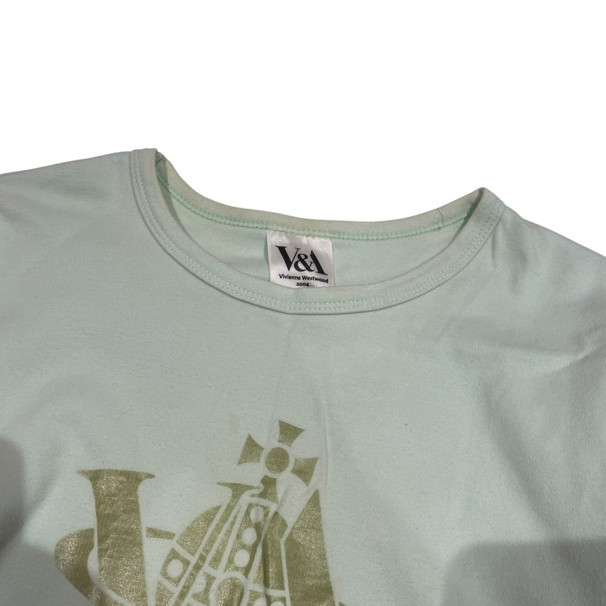 v＆a museum×Vivienne Westwood クルーネックTシャツ 黄緑 サイズ XL