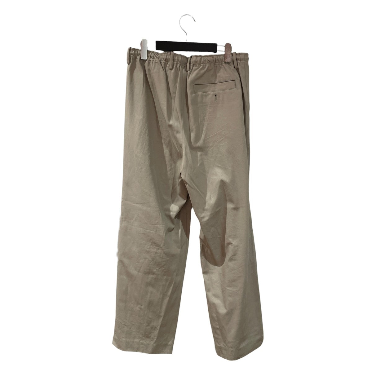 Organic Cotton 40 2 Gabardine Double Pleated Easy TrousersトラウザーパンツA25C04PT02C