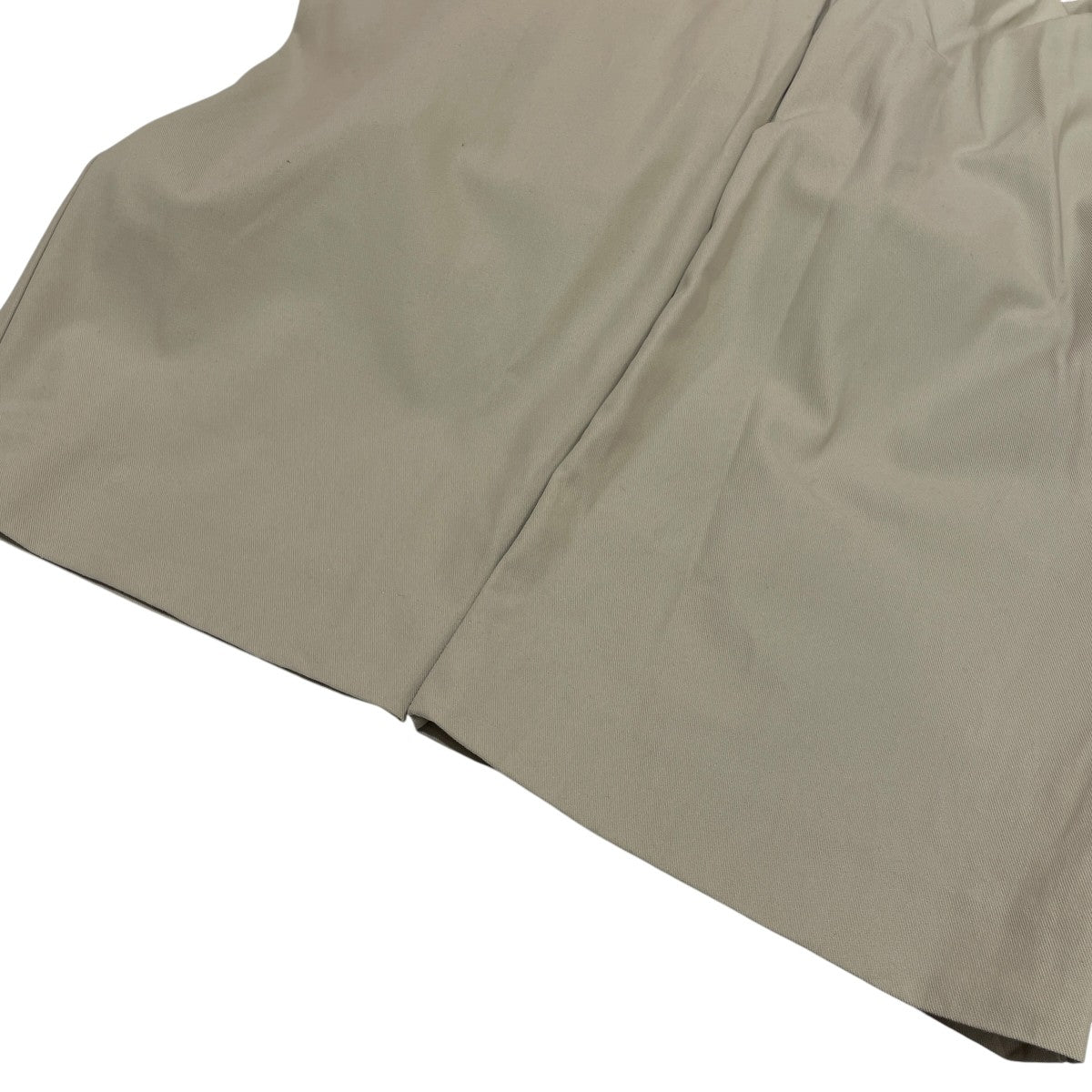 Organic Cotton 40 2 Gabardine Double Pleated Easy TrousersトラウザーパンツA25C04PT02C
