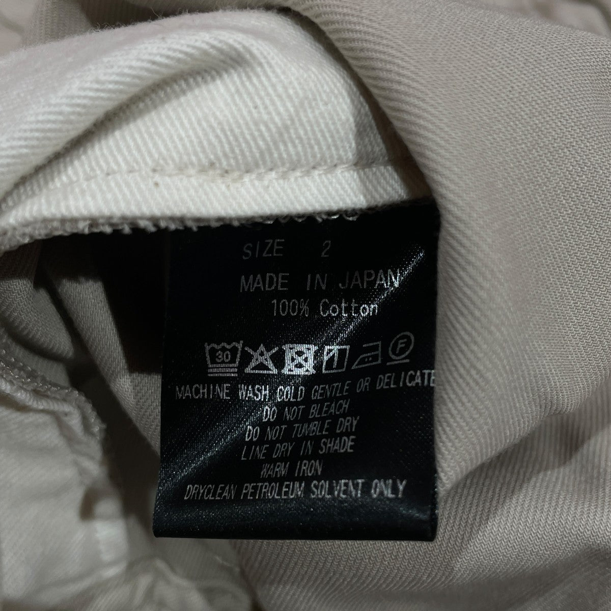 Organic Cotton 40 2 Gabardine Double Pleated Easy TrousersトラウザーパンツA25C04PT02C