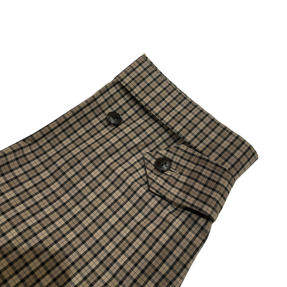 TAFFETTA CHECK SWING COATチェックスウィングコートJ-1327 CNP