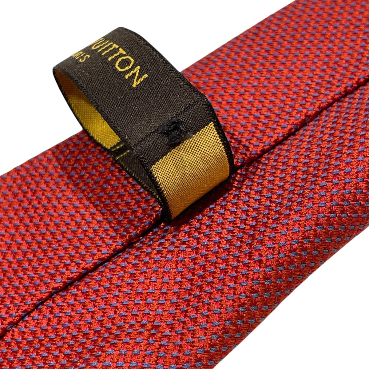 LOUIS VUITTON ルイヴィトン ネクタイ クラヴァット・モノグラム ダミエ M79905 ライトブルー系 シルク100% メンズ 美品 ヴィトン ネクタイ LOUIS VUITTON ルイヴィトン ネクタイ クラヴァット