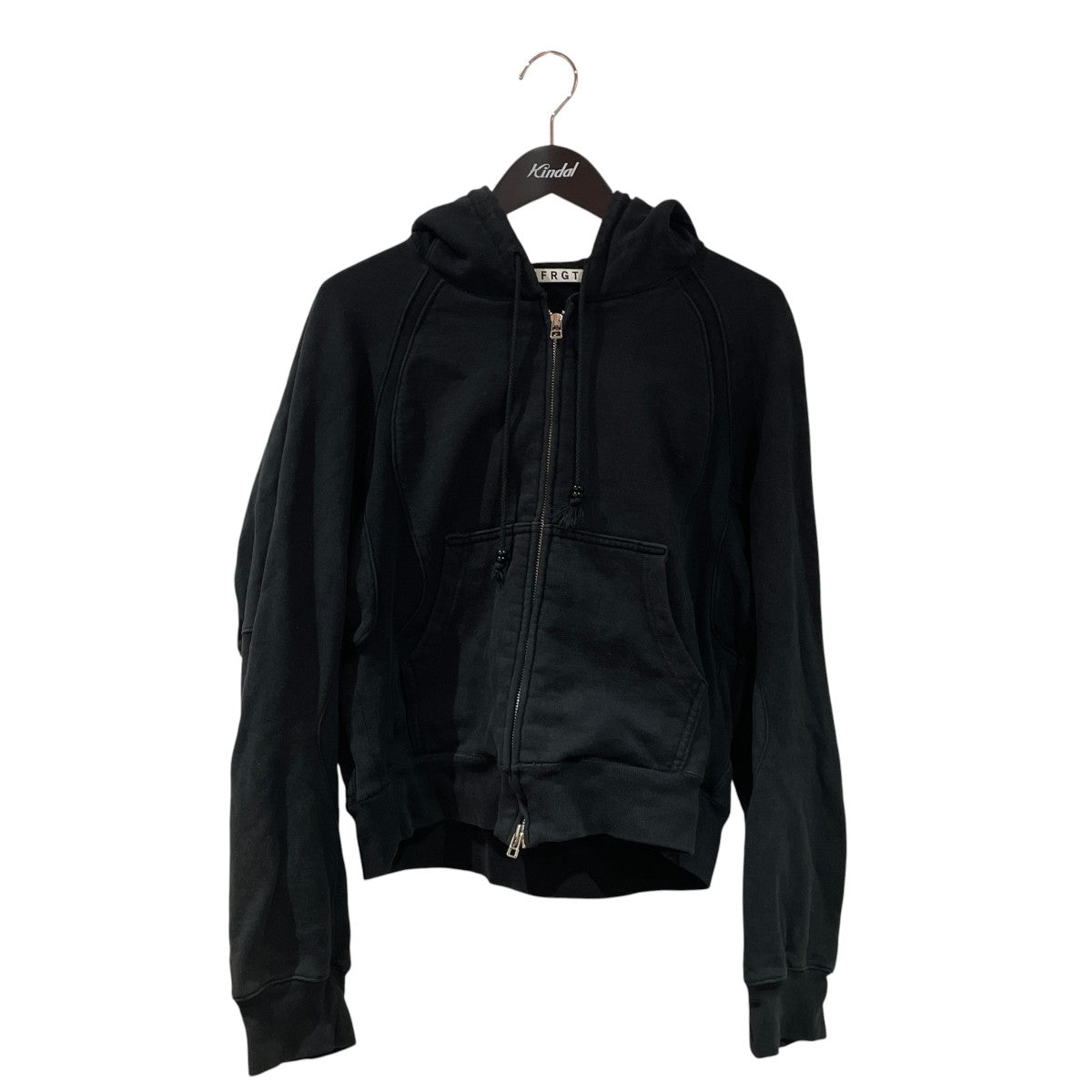 25SSPANELLED ZIP UP HOODIEジップパーカーnf251t01