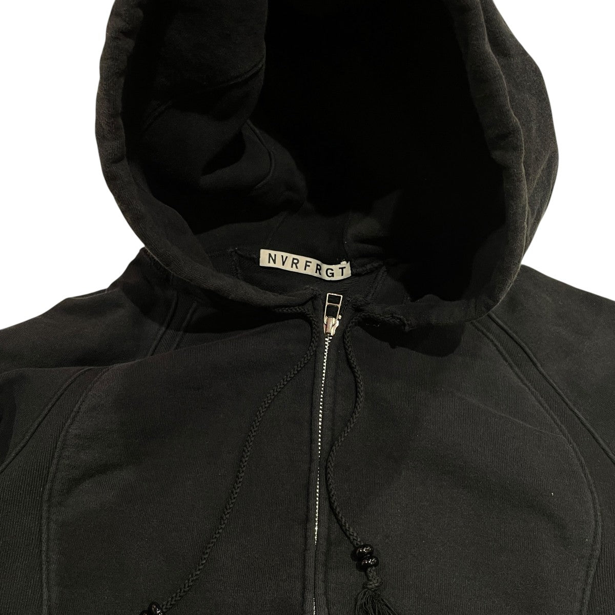 25SSPANELLED ZIP UP HOODIEジップパーカーnf251t01