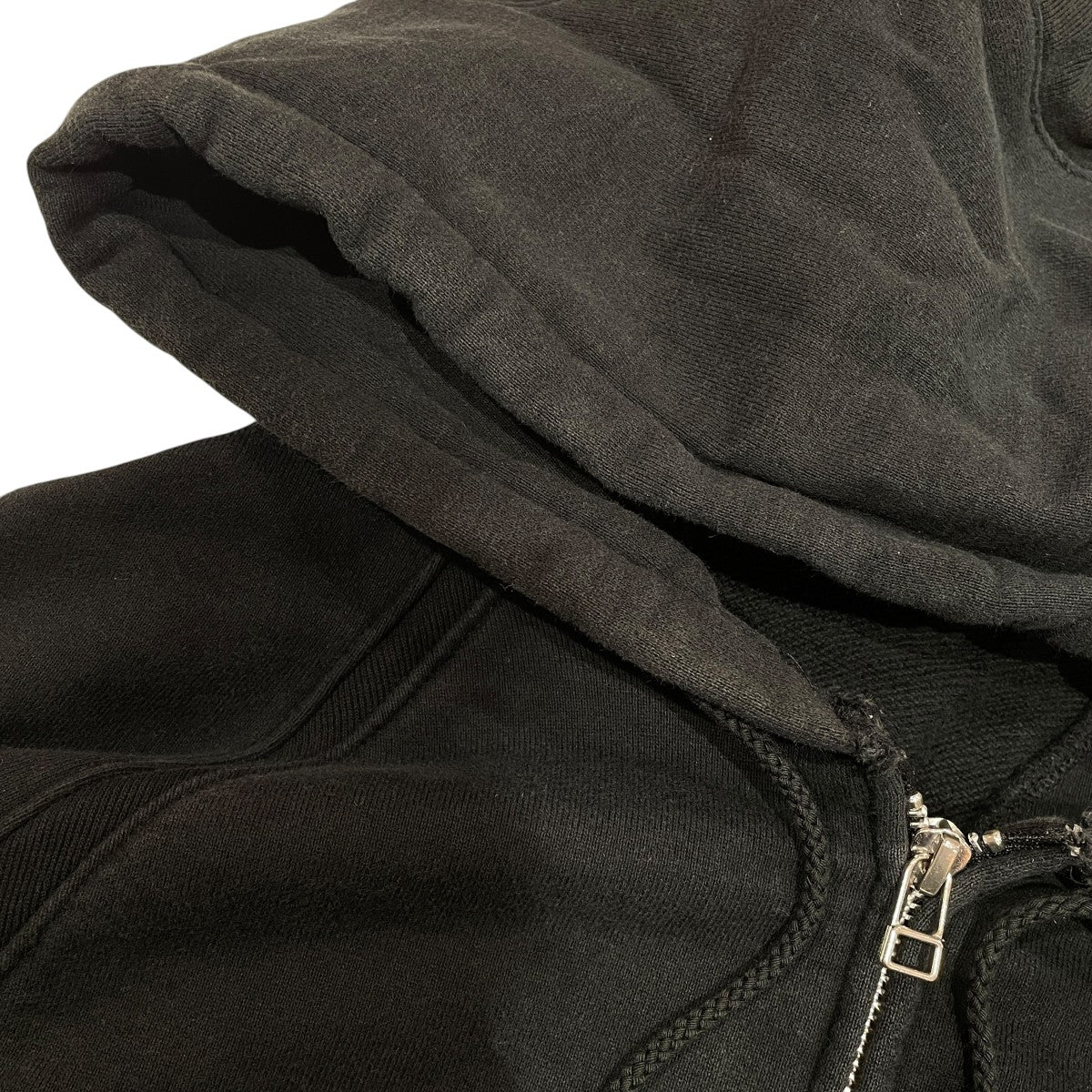 25SSPANELLED ZIP UP HOODIEジップパーカーnf251t01