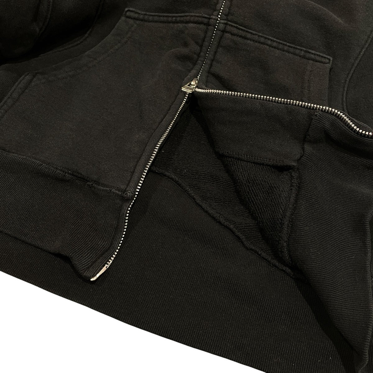 25SSPANELLED ZIP UP HOODIEジップパーカーnf251t01
