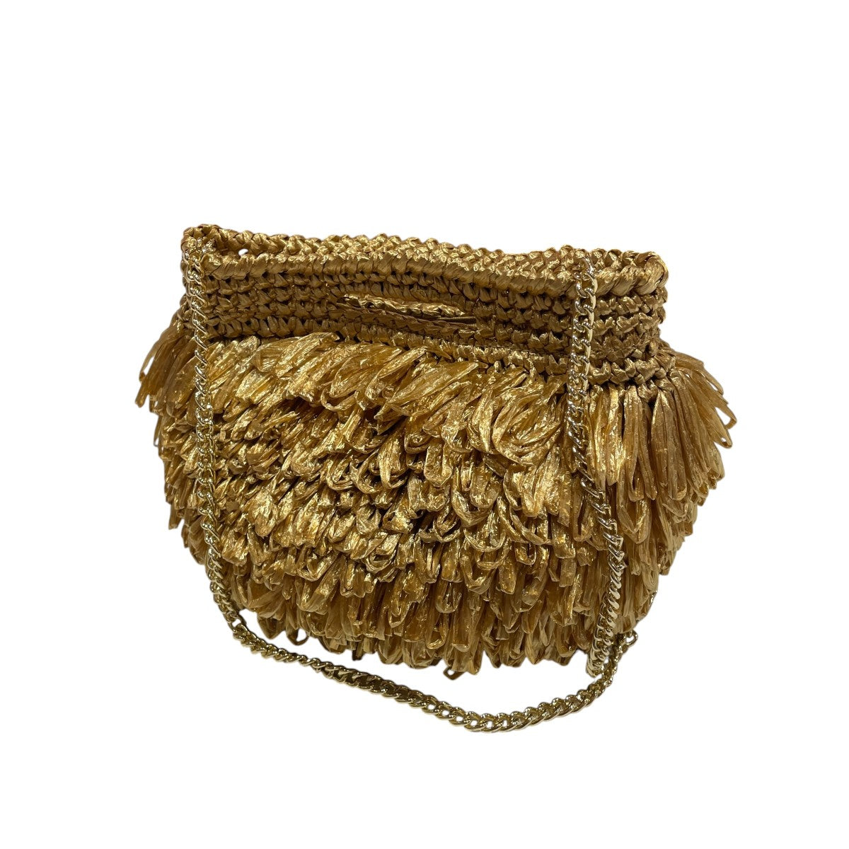Raffia Clutchショルダーバッグ