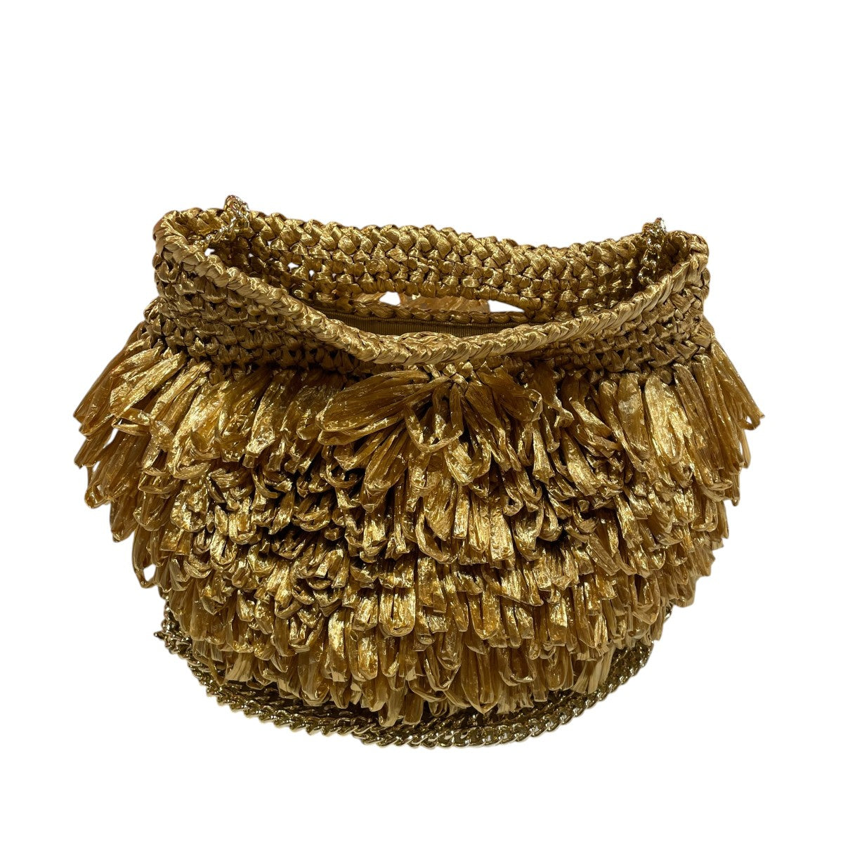 Raffia Clutchショルダーバッグ