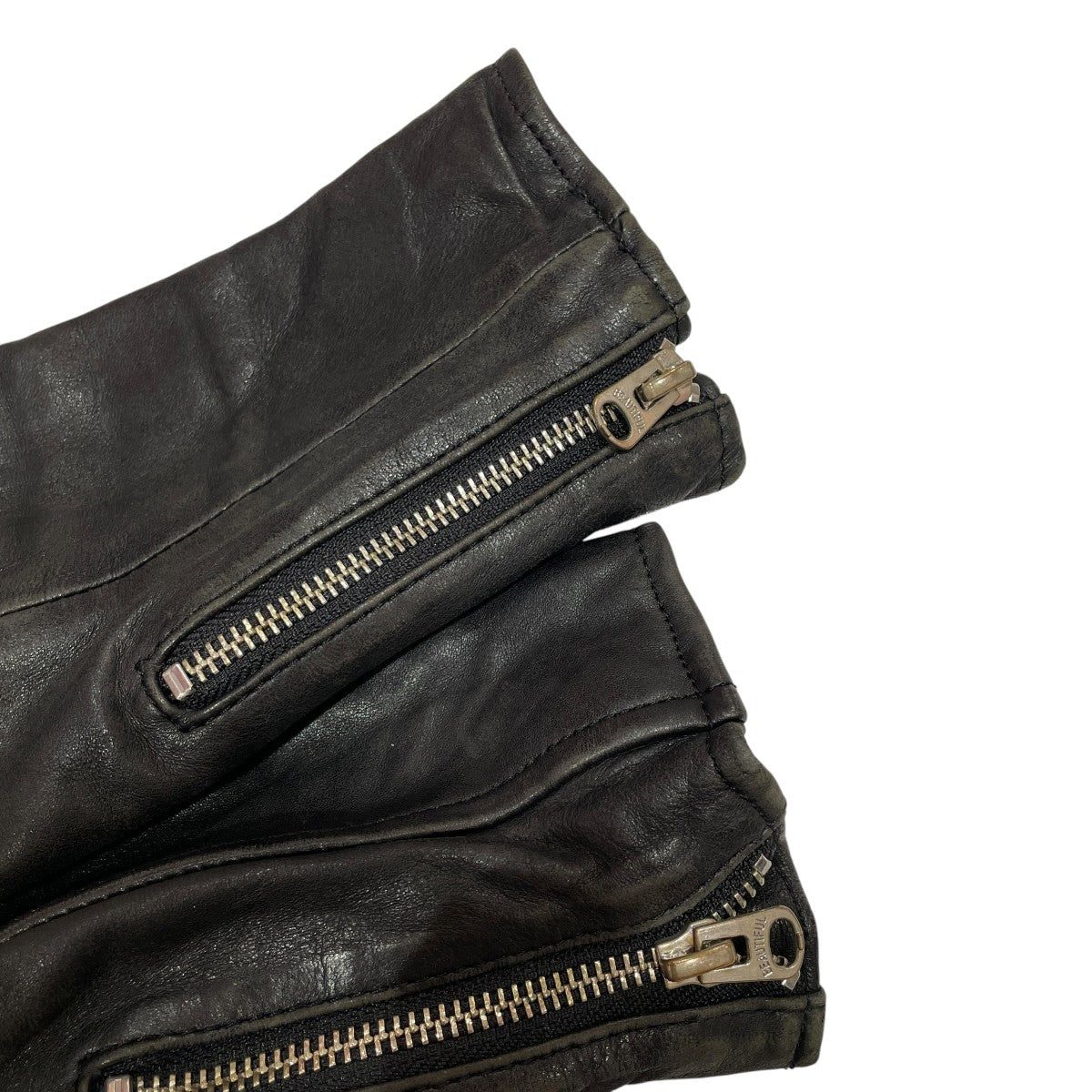 shrink leather riders jacketライダースジャケット1825402401