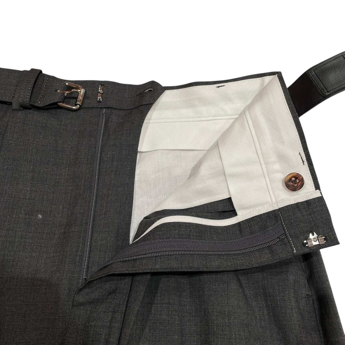 TUCK WIDE TROUSERSスラックス300IS131-1341