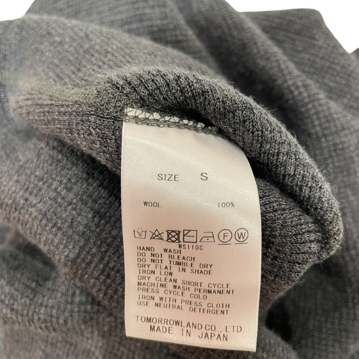 ウールワッフル ジャージーカットソーサーマルカットソー35-03-44-03101
