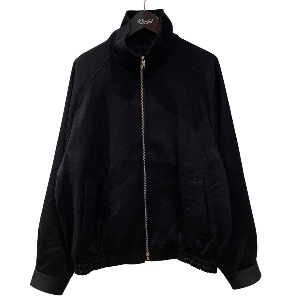 W SI SATIN ZIP UP SHORT JACKETジップジャケットST.1068