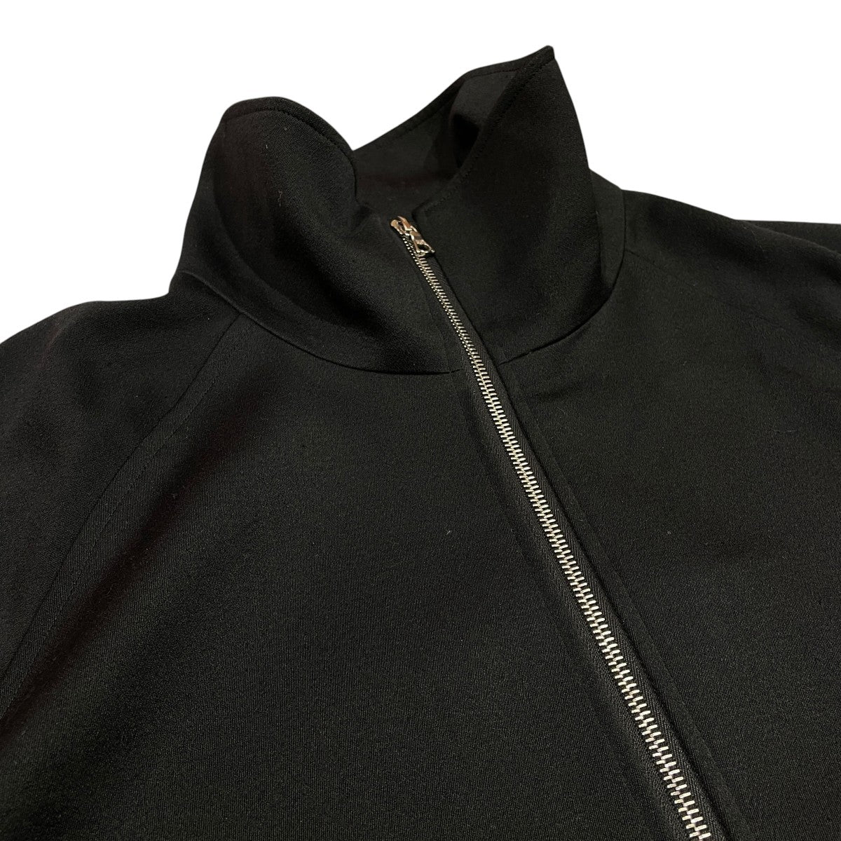 W SI SATIN ZIP UP SHORT JACKETジップジャケットST.1068