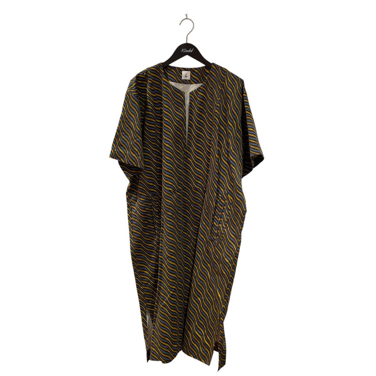 BATTIK MOTIF BIG DRESS半袖ワンピース8626-299-0165