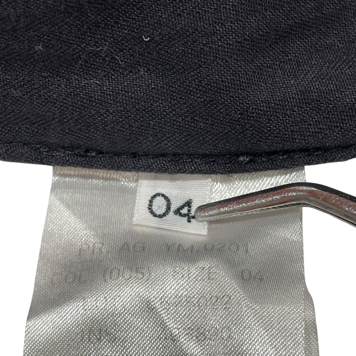 ATON スラックス6575022 BASIC PANTS BACK SATIN 古着・中古-5枚目のアイテム画像