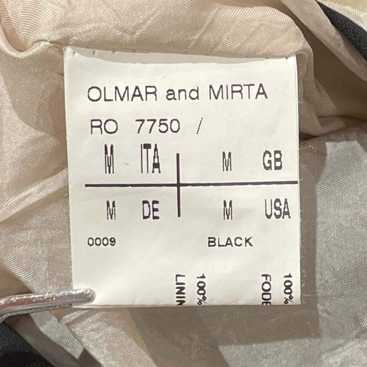 RICK OWENS テーラードジャケットRO7750 古着・中古-8枚目のアイテム画像